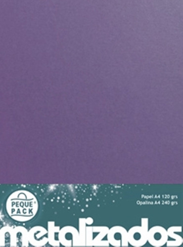 Imagen 1 de 1 de Papel Metalizado 120gr Tarjeteria Candy Bar Eventos X10 Hjs