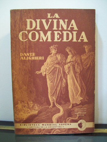 Adp La Divina Comedia Dante Alighieri / Ed. Sopena 1938
