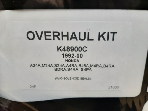 Kit De Sellos Honda Civic 1992 Al 1998 S4pa A24a M4ra M24a