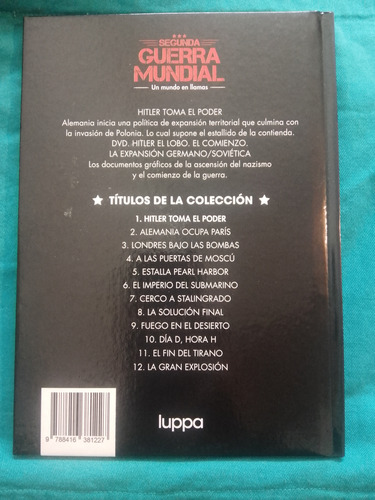 Segunda Guerra Mundial 1 Hitler Toma El Poder + Dvd / Luppa (Usado)