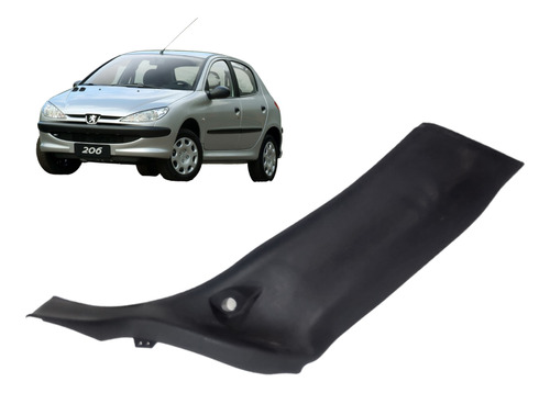 Moldura Coluna Traseira Direita Peugeot 206 1999 A 2008