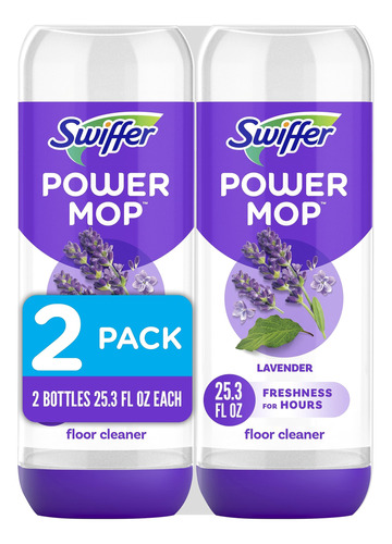 Swiffer Powermop Limpieza Pisos Aroma Lavanda Pack De 2