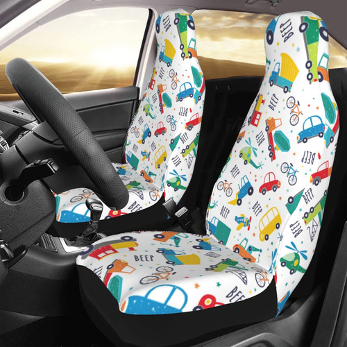 Funda Asiento Automovil Para Mujer Diseño Dibujo Animado Suv