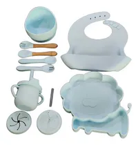 Comprar Set Platos De Alimentacion Silicona Con Diseños