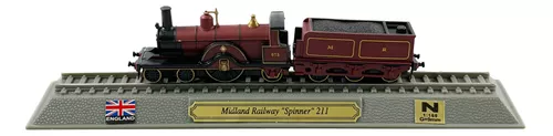 Locomotivas do Mundo: Midland Railway Spinner 211 - Edição 74