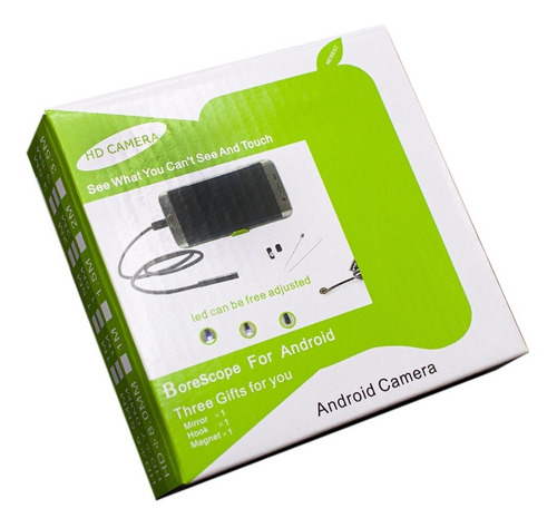 Imagen 6 de 7 de Cámara Endoscópica Para Celular Android 5mts + Otg Tipo C
