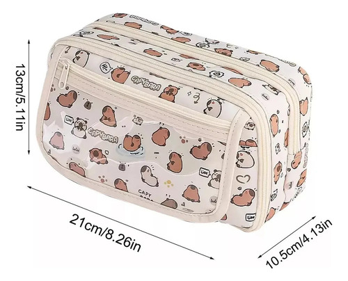 F New Para Capybara Elegante Estuche De Papelería