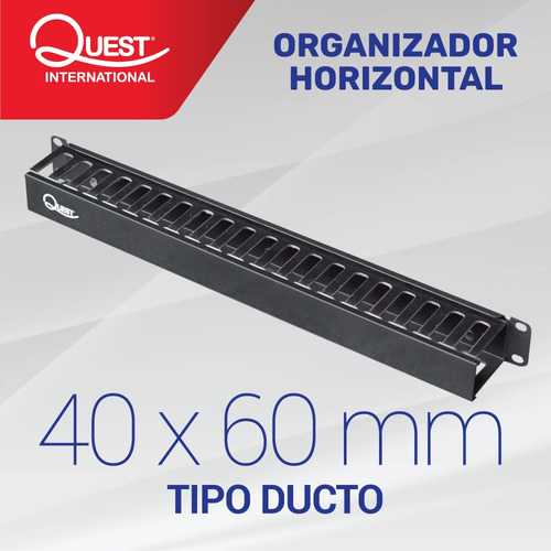 Organizador De Cableado  1 U Marca Quest Oh-4503