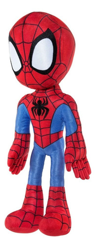 Peluche Spidey Con Sonido Color Rojo