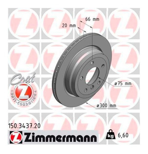 Par Disco De Freio Tras. Bmw 130i 2005-2013 (e87)