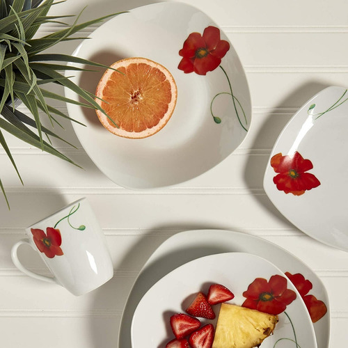 Imagen 8 de 9 de Juego Vajilla Porcelana Flor 16 Piezas Tabletops Gallery