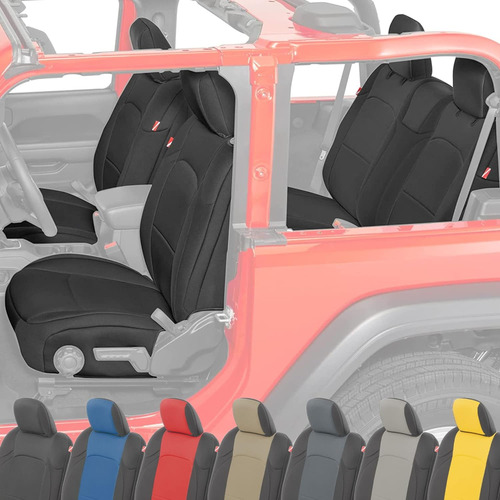 Juego De Fundas De Asiento De Neopreno Para Jeep Jl 2 Puerta