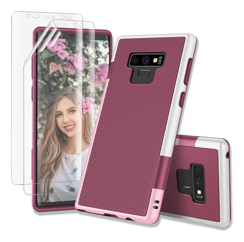 Funda Protectora Con Vidrio Templado Para Galaxy Note 9