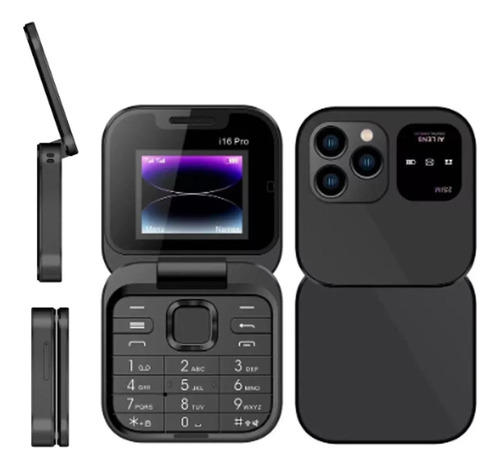 P Teléfono Plegable I16pro Adecuado Para Niños Y Estudiantes