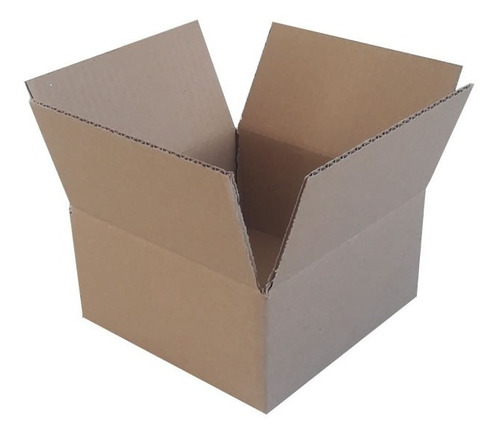 20 cajas de cartón 20x20x10 cm, onda en C