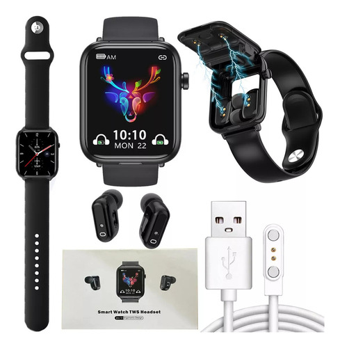 Reloj Inteligente Ultrafino Con Auriculares Inalámbricos