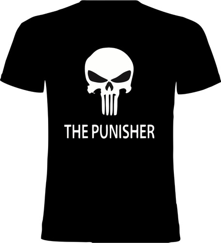 Camiseta Punisher Super Héroes Niños Y Adultos O15