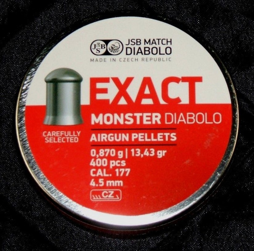 Chumbos Jsb Monster 4.5 13.4gr Pcp Ac Chumbera