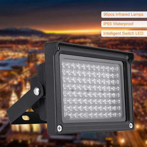 Reflector 96 Led Luz Infraroja Para Cctv Par Vision Nocturna