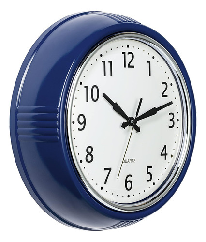 Reloj De Pared Bernhard Products, De 30 Cm ,color Azul