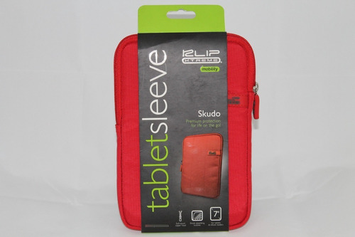 Funda Para Tablet 7 De Neopreno Burbuja Klipxtreme Roja