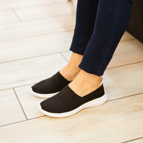 Imagen 5 de 10 de Zapatilla Sky Blue 206784 Mujer Liviana Elastico