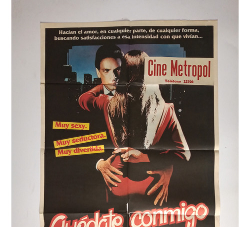 Afiche Cine Quedate Conmigo Genevieve Bujold Alan Rudolph