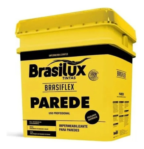 Impermeabilizante Parede Brasiflex 3,6kg - Brasilux Branco 