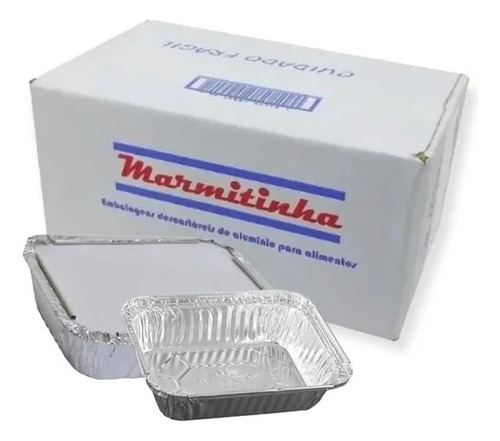 Marmita Fit 220ml M90 C/ Tampa Alumínio (1cx-100un) Empada