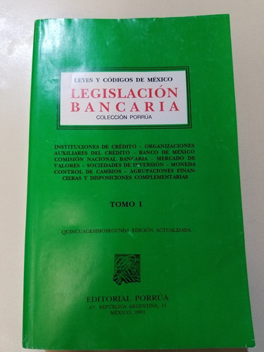 Legislación Bancaria Tomo I- Sa