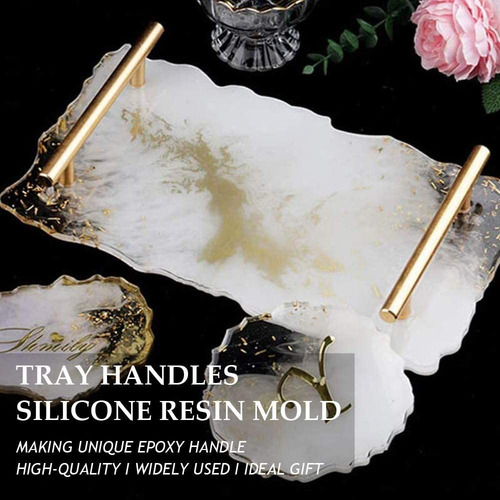 2pcs Molde Silicona Bandeja Grande Molde Posavasos Platos
