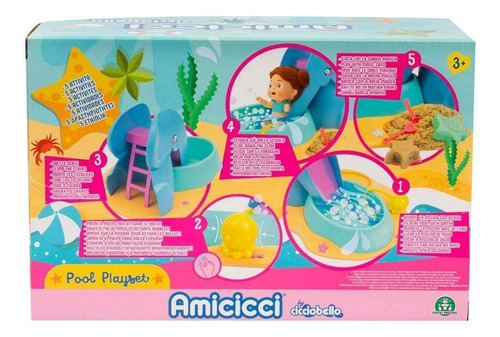 Fotorama Amicicci Juego De Alberca, Figura Y Accesorios