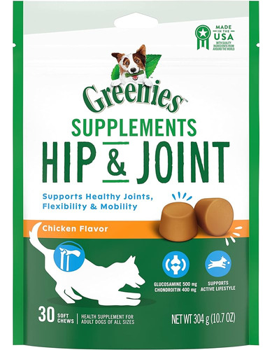 Greenies Suplementos Para Perros De Cadera Y Articulaciones 