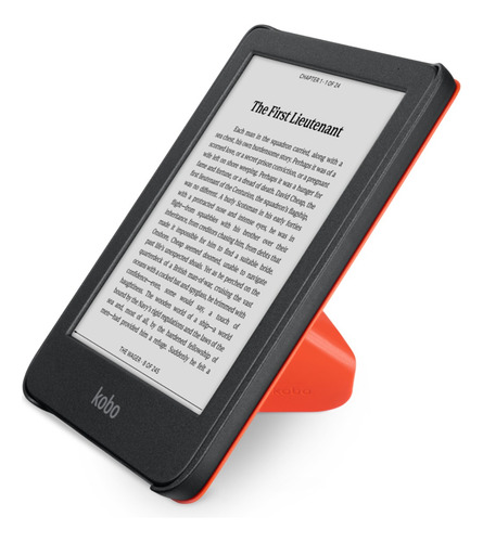 Lector E Reader Kobo Clara Colour Negro Con Funda Roja
