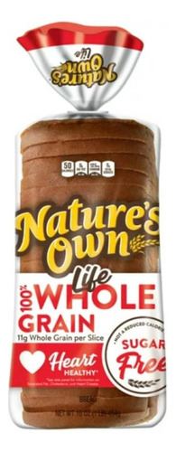 Pan Integral Natures Own Sin Azúcar 454 G