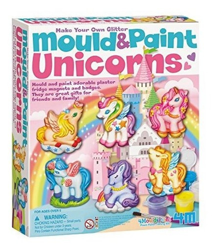 Molde De Unicornios 4m - Kit De Pintura Para Niños