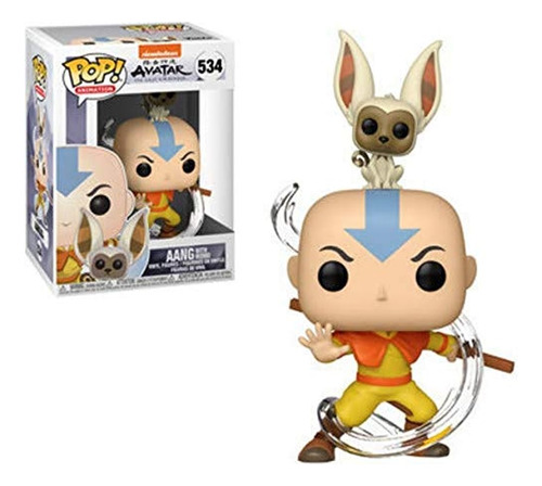 Funko Pop! Animacion: Avatar - Aang Con Momo