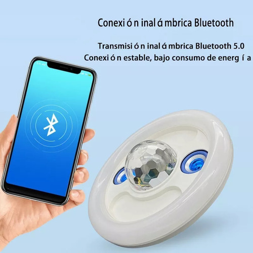 Lámpara Techo Led Rgb 36w Con Bocina Bluetooth 1