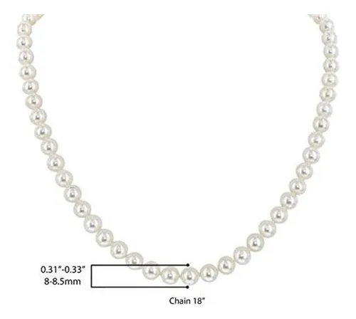 Collar De Plata De Ley .925 Con 18 Hebras De Longitud Prince