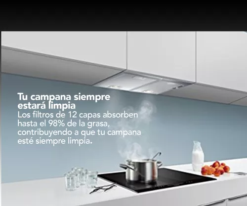 Campana Teka Gfh 55 Empotrable Inox 55cm 759 M³/h.