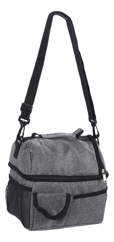 Bolsa Térmica Para Almuerzos De 2 Pisos, Gran Capacidad, Imp