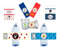 Comprar Kit Imprimible Para Fiesta Temática Astronauta