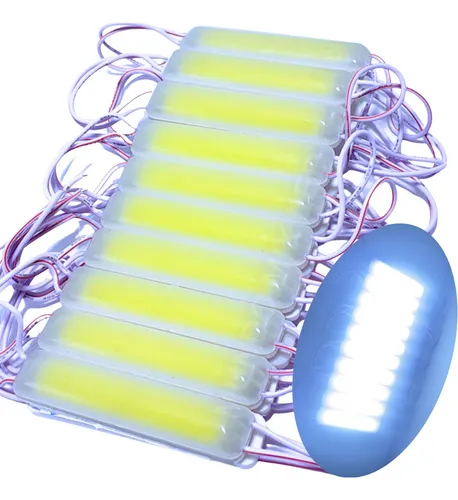 comprar 500pçs Módulo Injetado 12v 6led 7050 Cob 2w Real 6500k 160º