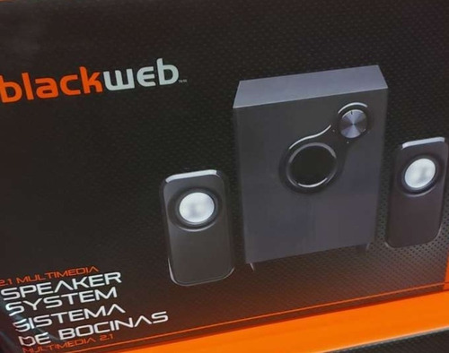 Bocinas Multimedia 2.1 Canales Blackweb Subwoofer