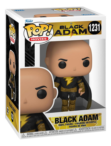 Funko Películas: Black Adam - Black Adam Volando Con Capa