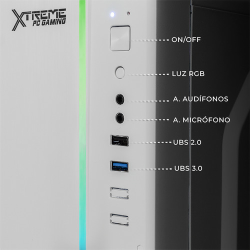 Xtreme Pc Computadora Core I3 10105 16gb Ssd 500gb Wifi