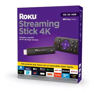 Roku Stick 4k Streaming Tv Hdr Dolby Vision C/control Remoto