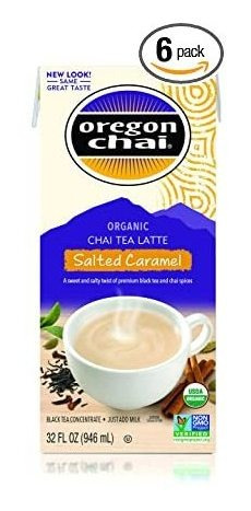 Oregon Chai Té Chai Latte Concentrado, Salados Caramelo, De