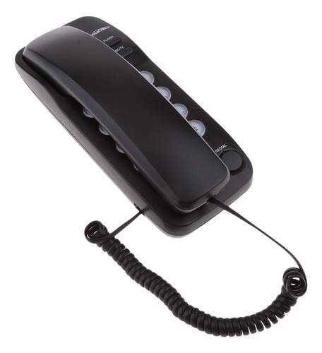 1 Pieza De Teléfono Fija Para Oficina De Escritorio Negro