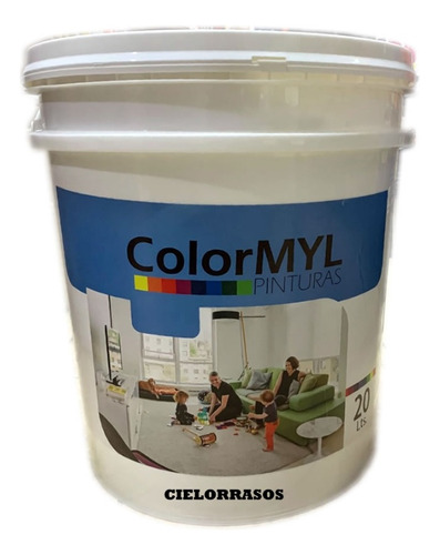 Pintura Cielorrasos 20 Lts Anti Hongos Blanco Myl Mf Shop